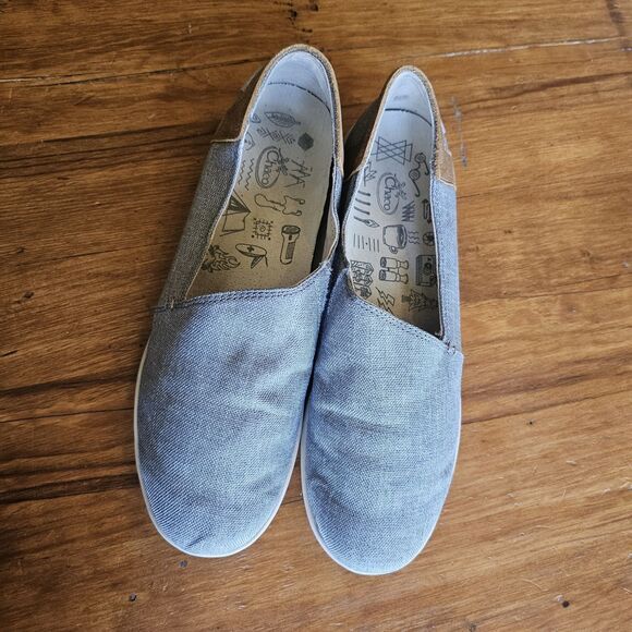 Chaco Ionia Gray Canvas Slip On Comfort Sneaker Women's Size US 9.5 / EU 40.5 - Picture 5 of 8